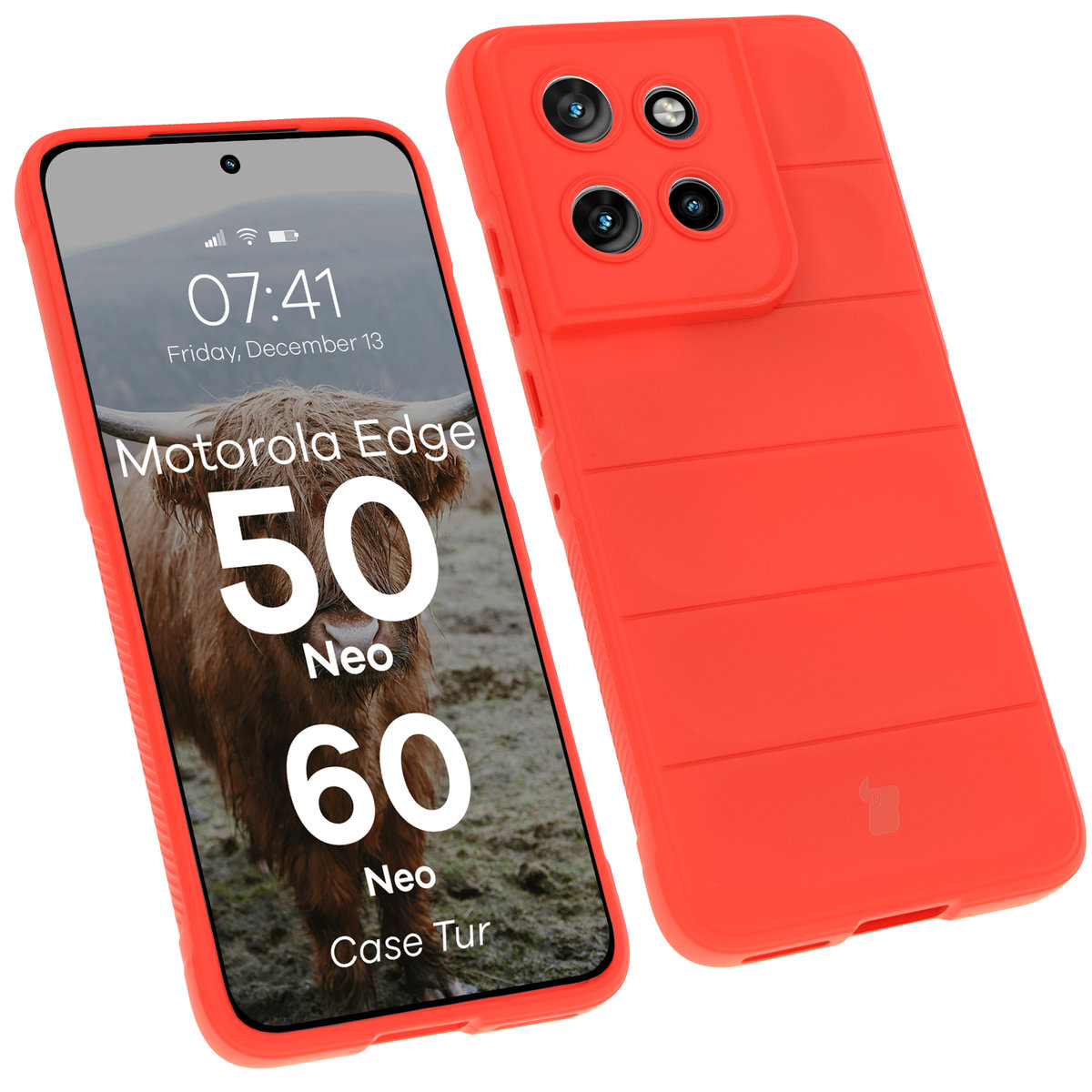 Pancerne etui Bizon Case Tur do Motorola Edge 50 Neo / 60 Neo